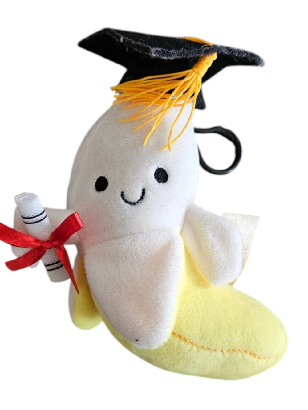 Dan Dee graduation banana plush keychain
